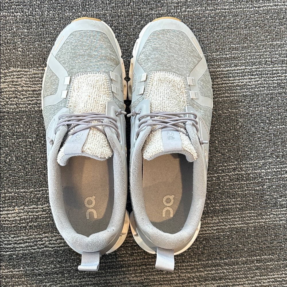 On Running Kids Light Gray Cloud Sneakers